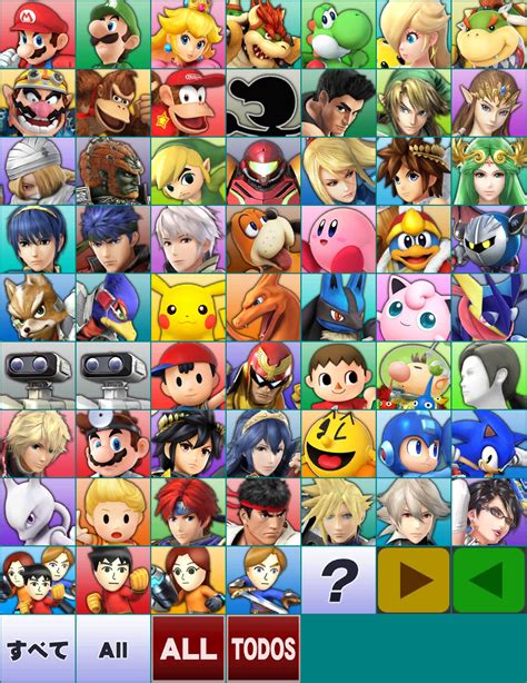 super smash bros 3ds what characters are similar to cloud